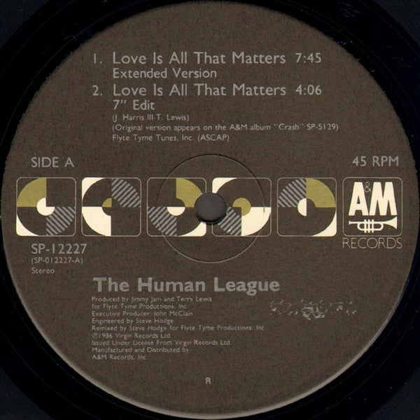 The Human League : Love Is All That Matters (12