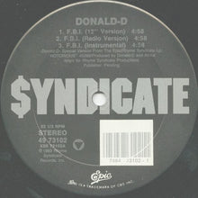 Load image into Gallery viewer, Donald D : F.B.I. (12&quot;)