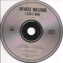 Load image into Gallery viewer, Deniece Williams : I Can&#39;t Wait (CD, Maxi, Promo)