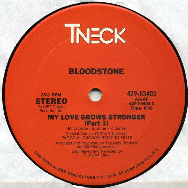 Bloodstone : My Love Grows Stronger (12