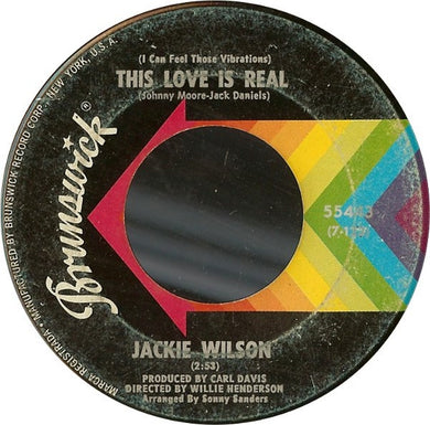 Jackie Wilson : This Love Is Real / Love Uprising (7