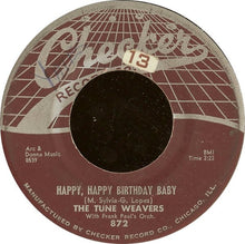 Load image into Gallery viewer, The Tune Weavers With Frank Paul&#39;s Orchestra : Happy, Happy Birthday Baby / Ol Man River (7&quot;)
