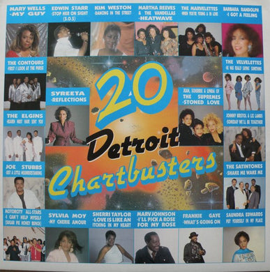 Various : 20 Detroit Chartbusters (LP, Comp)
