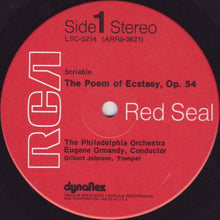 Load image into Gallery viewer, Alexander Scriabine / Gilbert Johnson, Vladimir Sokoloff, The Philadelphia Orchestra, Eugene Ormandy : The Poem Of Ecstasy / Prometheus, The Poem Of Fire (LP, Album)