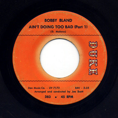 Bobby Bland : Ain't Doing Too Bad (7