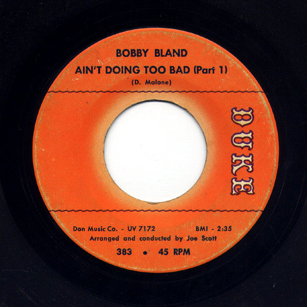 Bobby Bland : Ain't Doing Too Bad (7