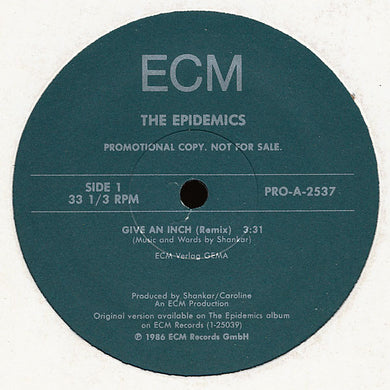 The Epidemics : Give An Inch (Remix) (12