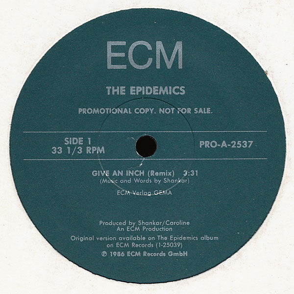The Epidemics : Give An Inch (Remix) (12