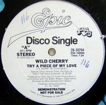 Load image into Gallery viewer, Wild Cherry : Try A Piece Of My Love / Don&#39;t Wait Too Long (12&quot;, Promo)