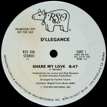 Load image into Gallery viewer, D&#39;llegance : Share My Love (12&quot;, Promo)