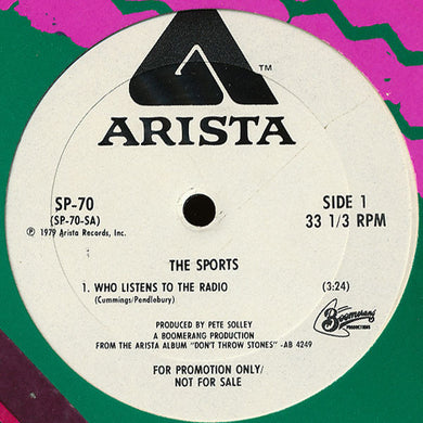 The Sports : Who Listens To The Radio? (12