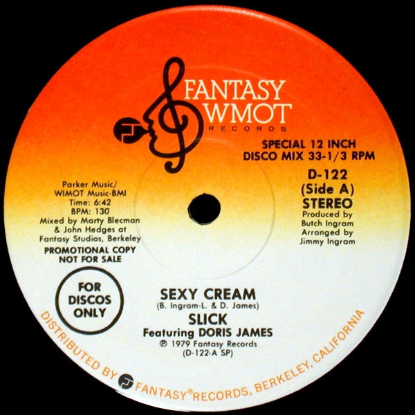 Slick (2) Featuring Doris James : Sexy Cream / The Whole World's Dancin' (12