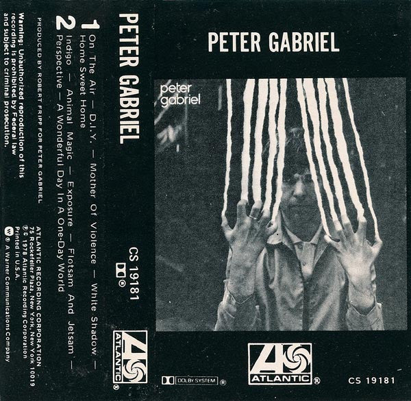 Peter Gabriel : Peter Gabriel (Cass, Album)