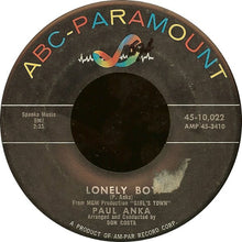 Load image into Gallery viewer, Paul Anka : Lonely Boy / Your Love (7")