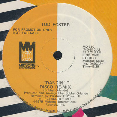 Tod Foster : Dancin' Disco Remix (12