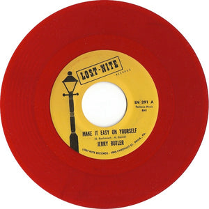 Jerry Butler : Make It Easy On Yourself / It's Too Late (7", Single, RE, Red)