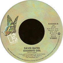 Load image into Gallery viewer, David Gates : Goodbye Girl (7", Single)