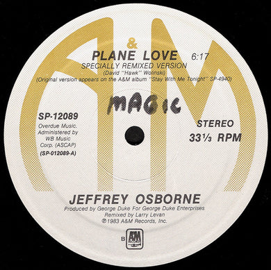 Jeffrey Osborne : Plane Love (12
