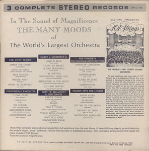 101 Strings : The Many Moods Of The 101 Strings (In The Sound Of Magnificence) (3xLP + Box, Comp)