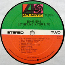 Load image into Gallery viewer, Ben E. King : Let Me Live In Your Life (LP, Album)