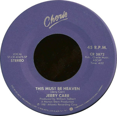 Jerry Carr : This Must Be Heaven (7