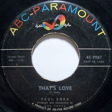 Load image into Gallery viewer, Paul Anka : (All Of A Sudden) My Heart Sings (7", Single, Styrene, She)
