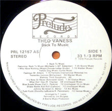 Load image into Gallery viewer, Theo Vaness : Back To Music (LP, Album)