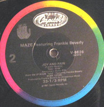 Load image into Gallery viewer, Maze Featuring Frankie Beverly : Back In Stride / Joy And Pain (Live) (12&quot;)