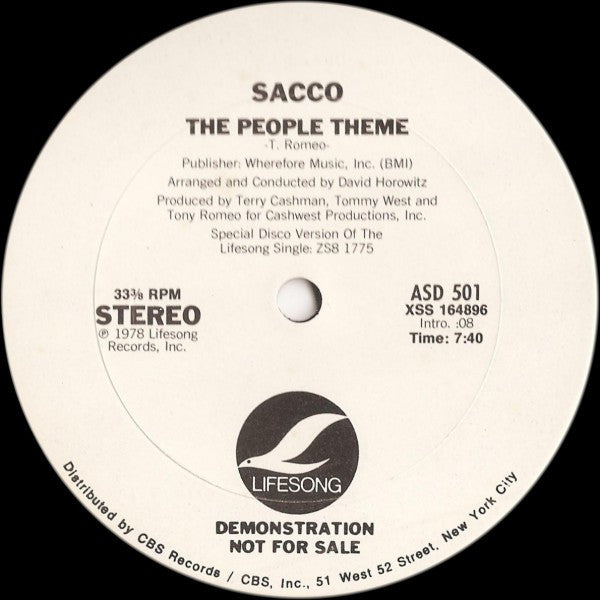 Sacco : The People Theme (12