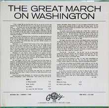 Load image into Gallery viewer, Various : The Great March On Washington (LP, Album, Mono)