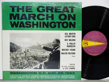 Load image into Gallery viewer, Various : The Great March On Washington (LP, Album, Mono)
