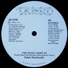 Load image into Gallery viewer, Ralph MacDonald : The Path-Part II &amp; III (12&quot;, Promo)