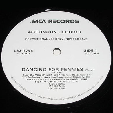 The Afternoon Delights : Dancing For Pennies (12