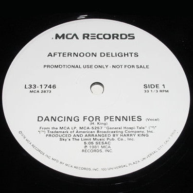 The Afternoon Delights : Dancing For Pennies (12