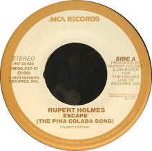 Load image into Gallery viewer, Rupert Holmes : Escape (The Pina Colada Song) (7", Single)