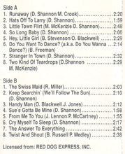 Load image into Gallery viewer, Del Shannon : Runaway: 16 Greatest Hits (Cass, Album, Comp)