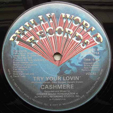 Cashmere (2) : Try Your Lovin' (12