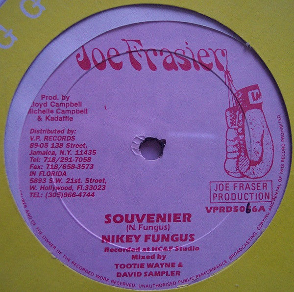 Nikey Fungus / Danny Browne & Steely : Souvenier / Souvenier Dub (12