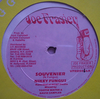 Nikey Fungus / Danny Browne & Steely : Souvenier / Souvenier Dub (12
