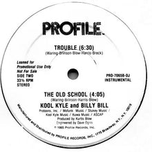 Load image into Gallery viewer, Kool Kyle The Starchild and Billy Bill : Trouble / The Old School (12&quot;, Promo)