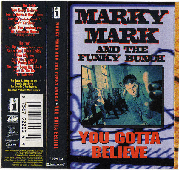 Marky Mark & The Funky Bunch : You Gotta Believe (Cass, Album, SR)