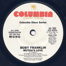 Load image into Gallery viewer, Boby Franklin : Mutha&#39;s Love (7&quot;, Promo)