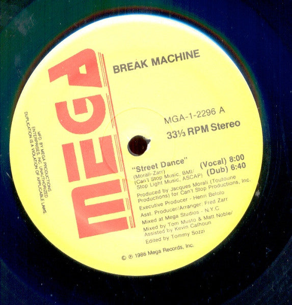 Break Machine : Street Dance / Break Dance Party (12