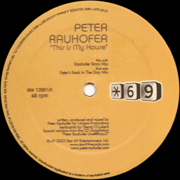 Peter Rauhofer : This Is My House (12