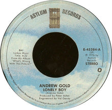 Load image into Gallery viewer, Andrew Gold : Lonely Boy (7", Single, Spe)