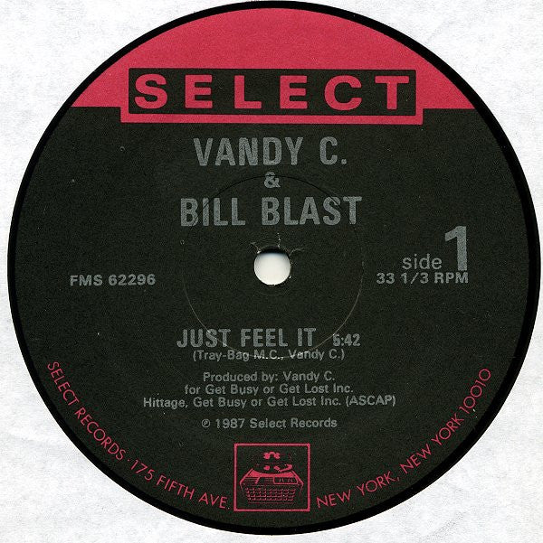 Vandy C & Bill Blast : Just Feel It (12