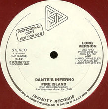 Load image into Gallery viewer, Dante&#39;s Inferno : Fire Island (12&quot;, Promo, Red)