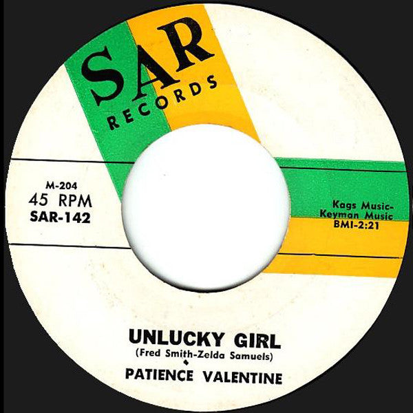 Patience Valentine : Unlucky Girl / Ernestine (7