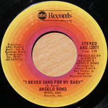 Load image into Gallery viewer, Angelo Bond : Reach For The Moon (Poor People) / I Never Sang For My Baby (7&quot;)