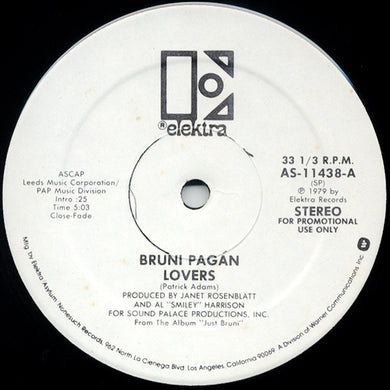 Bruni Pagan : Lovers / Late For Love (12